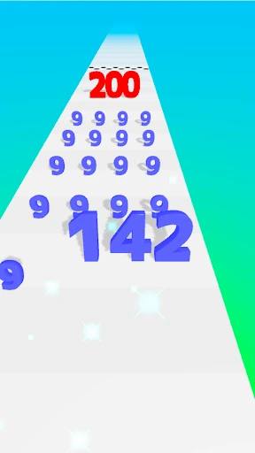 Gameplay screenshot 2 from Number Master: Run and merge - Action game