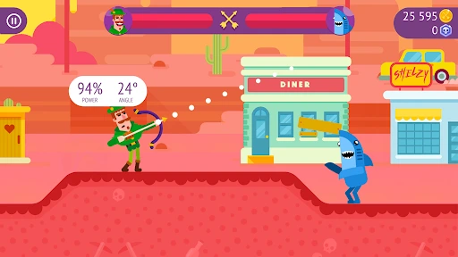 Gameplay screenshot 2 from Bowmasters: Archery Shooting - Action game